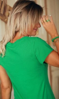 T-Shirt Magda Vert Brésil MinoDuSud Blanc -Vêtements Soldes 2024 facetune 07 03 2023 12 58 57