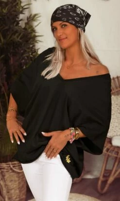 T-Shirt Farah Oversize Ultra-Light Noir -Vêtements Soldes 2024 facetune 07 11 2023 09 31 33