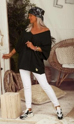 T-Shirt Farah Oversize Ultra-Light Noir -Vêtements Soldes 2024 facetune 07 11 2023 09 37 57