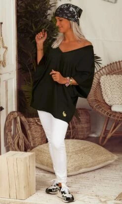 T-Shirt Farah Oversize Ultra-Light Noir -Vêtements Soldes 2024 facetune 07 11 2023 09 54 09