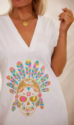 Petite Robe Isadora Blanc Pluma Skull Multicolor 12 Petite Robe Isadora Blanc Pluma Skull Multicolor -Vêtements Soldes 2024 facetune 08 02 2024 11 55 00