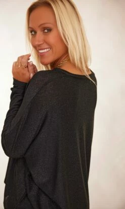 T-Shirt Gabin ML Noir Irisé -Vêtements Soldes 2024 facetune 08 02 2024 15 02 31