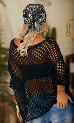 Pull Luke Maille Filet Noir -Vêtements Soldes 2024 facetune 08 03 2023 12 50 55