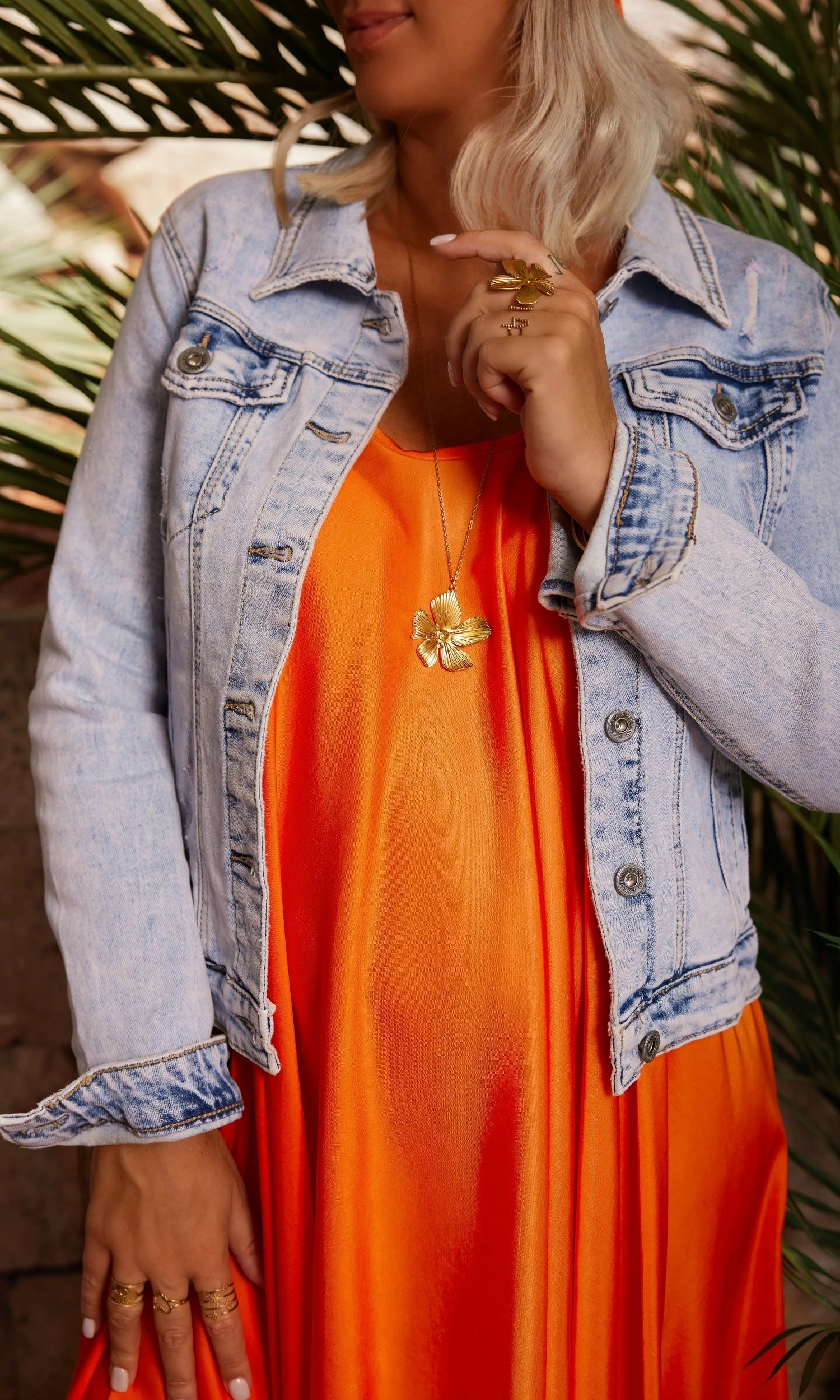 Robe Kimy Orange 9 Robe Kimy Orange – Image 7