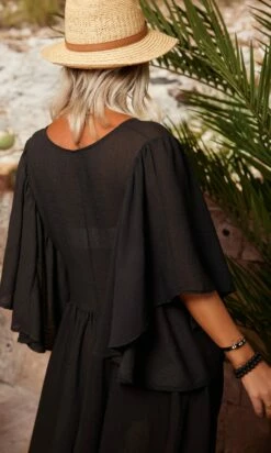 Petite Robe De Plage Kristy Noir -Vêtements Soldes 2024 facetune 08 08 2023 15 00 19