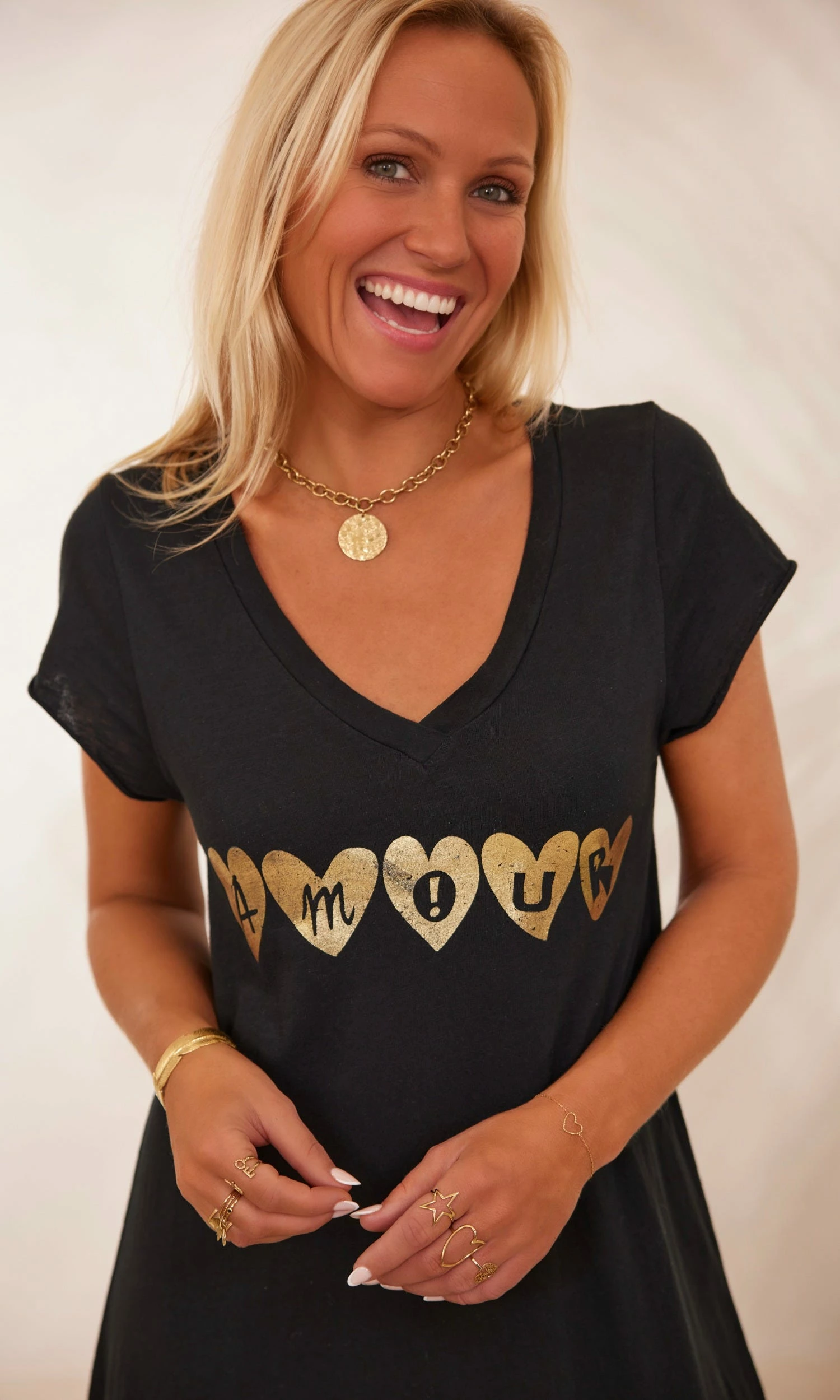 Robe Magda MC Noir Amour Or 6 Robe Magda MC Noir Amour Or – Image 4