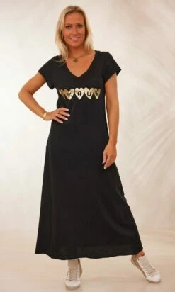 Robe Magda MC Noir Amour Or 15 Robe Magda MC Noir Amour Or -Vêtements Soldes 2024 facetune 09 02 2024 09 36 11