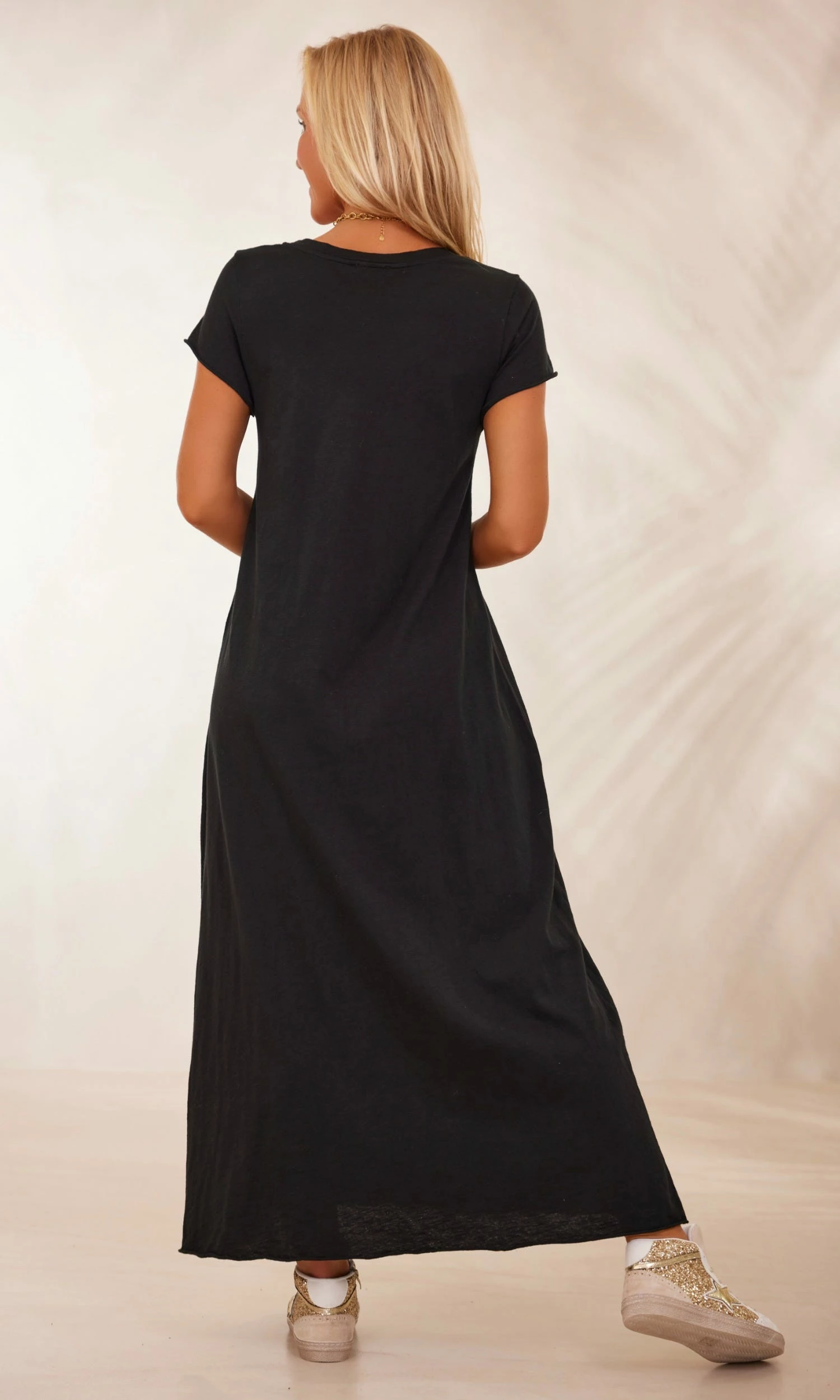 Robe Magda MC Noir Amour Or 3 Robe Magda MC Noir Amour Or