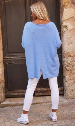 Pull Floyd Bleu Jean -Vêtements Soldes 2024 facetune 12 10 2023 16 36 43