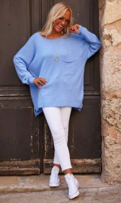 Pull Floyd Bleu Jean -Vêtements Soldes 2024 facetune 12 10 2023 16 43 16