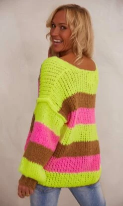 Pull Dario Jaune Fluo & Camel 12 Pull Dario Jaune Fluo & Camel -Vêtements Soldes 2024 facetune 13 11 2023 18 42 43 1