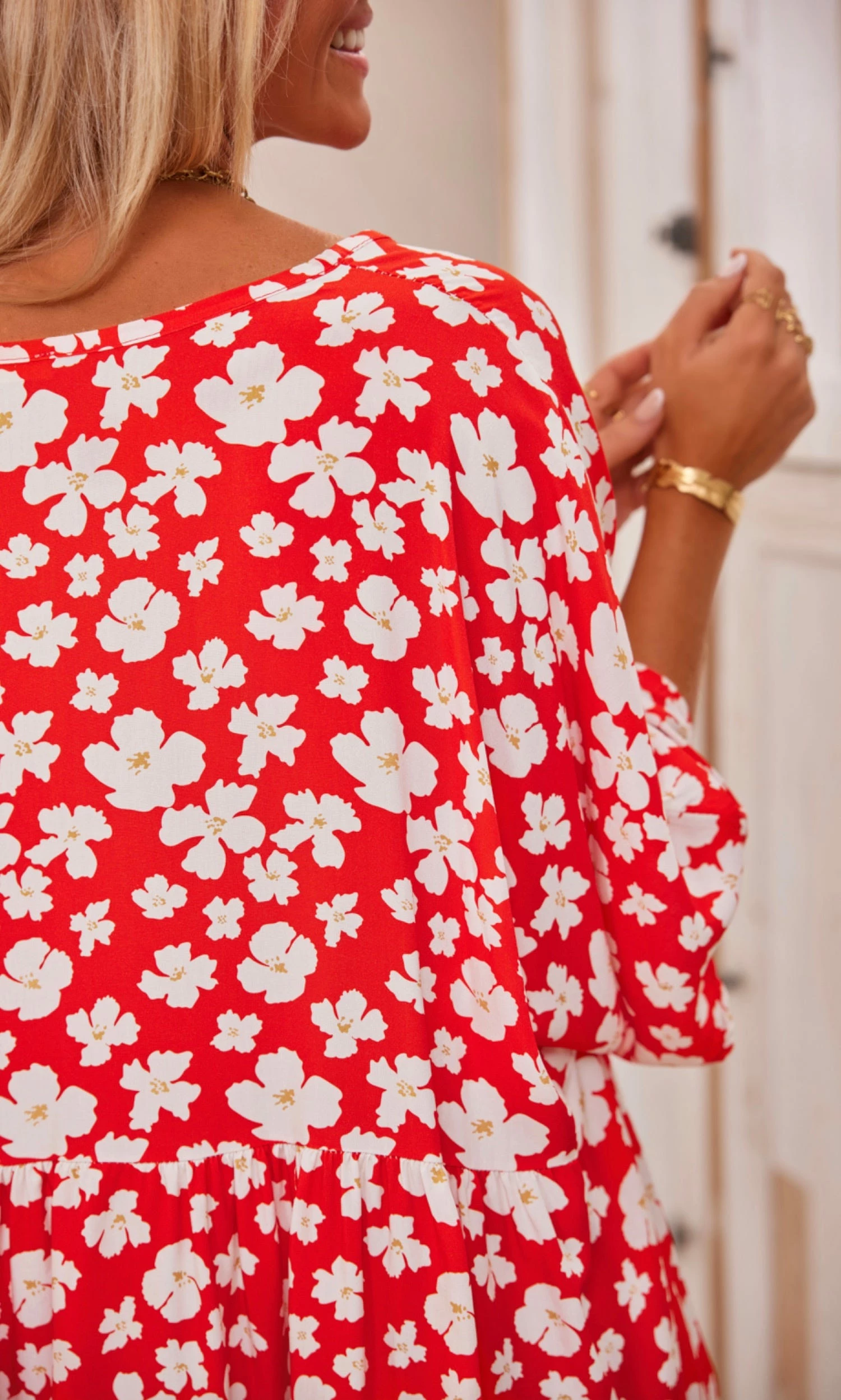 Petite Robe Lucia Oversize Rouge Little Gem 7 Petite Robe Lucia Oversize Rouge Little Gem – Image 5