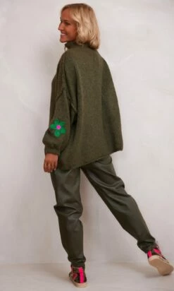 Pantalon Philéas Huilé Kaki