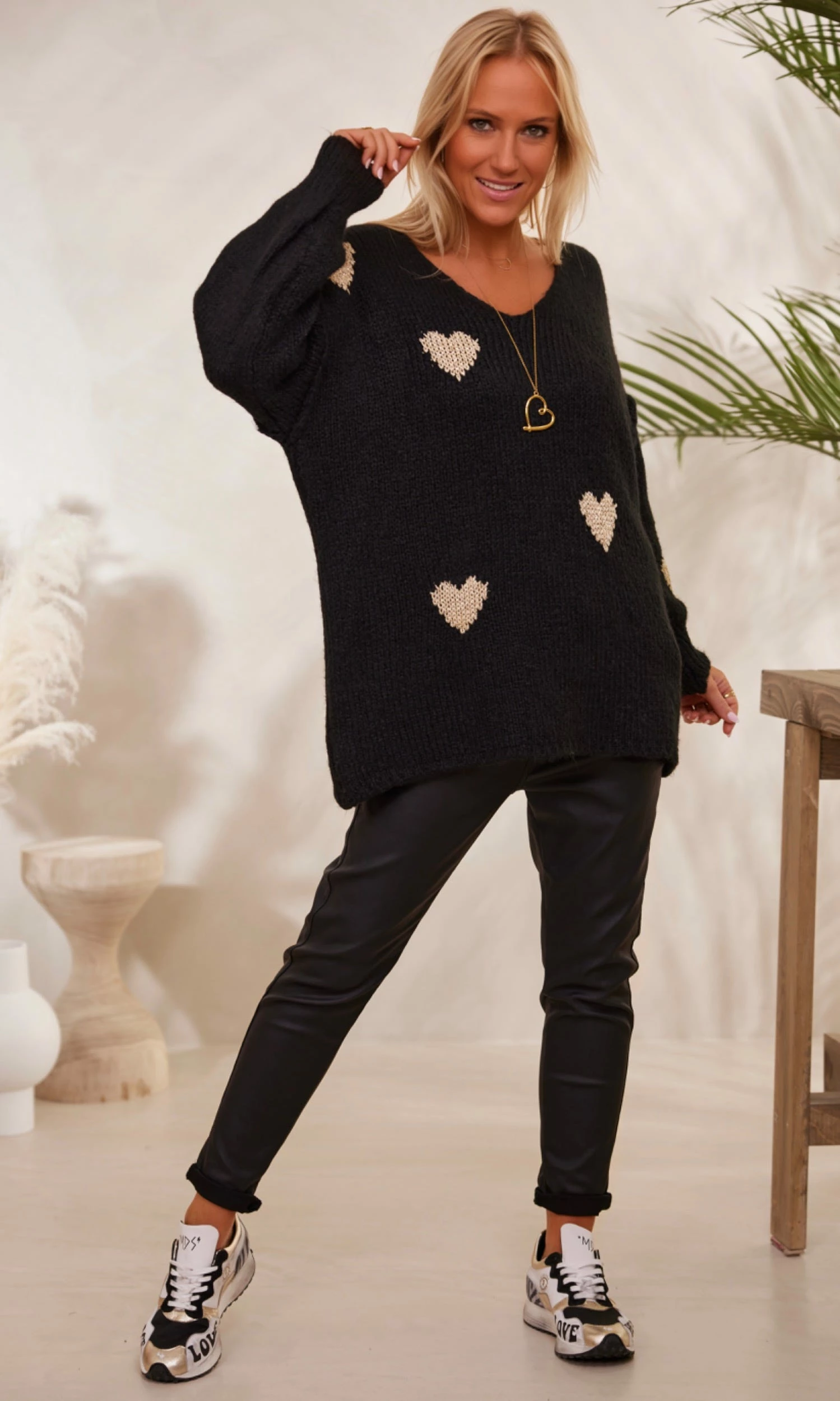 Pantalon Zayn Huilé Noir 6 Pantalon Zayn Huilé Noir – Image 4