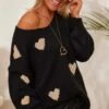 Pull Orso Noir Hearts Or -Vêtements Soldes 2024 facetune 15 12 2023 16 25 59