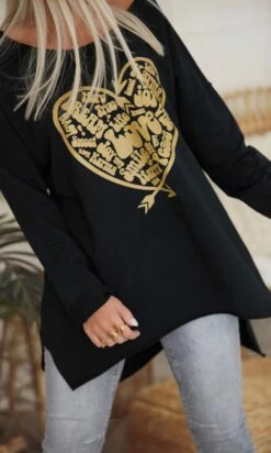 Sweat Matisse Noir Heart Arrow Or -Vêtements Soldes 2024 facetune 16 01 2023 11 14 27