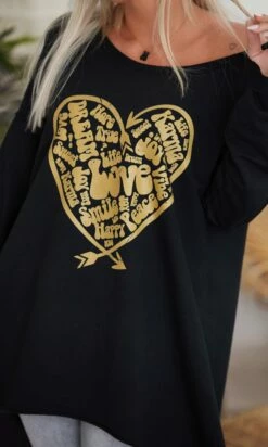 Sweat Matisse Noir Heart Arrow Or -Vêtements Soldes 2024 facetune 16 01 2023 11 14 30