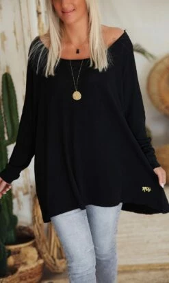 T-Shirt Oscar ML Oversize Noir -Vêtements Soldes 2024 facetune 16 01 2023 11 18 17