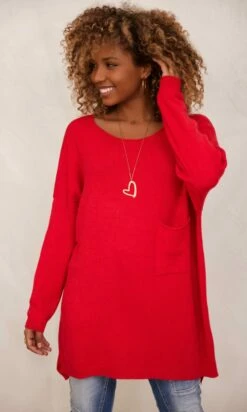 Pull Floyd Rouge -Vêtements Soldes 2024 facetune 16 11 2023 09 21 02