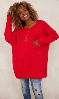 Pull Floyd Rouge -Vêtements Soldes 2024 facetune 16 11 2023 09 23 31