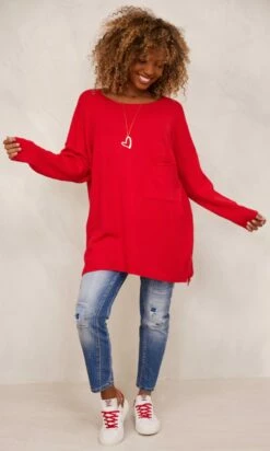 Pull Floyd Rouge -Vêtements Soldes 2024 facetune 16 11 2023 09 31 39