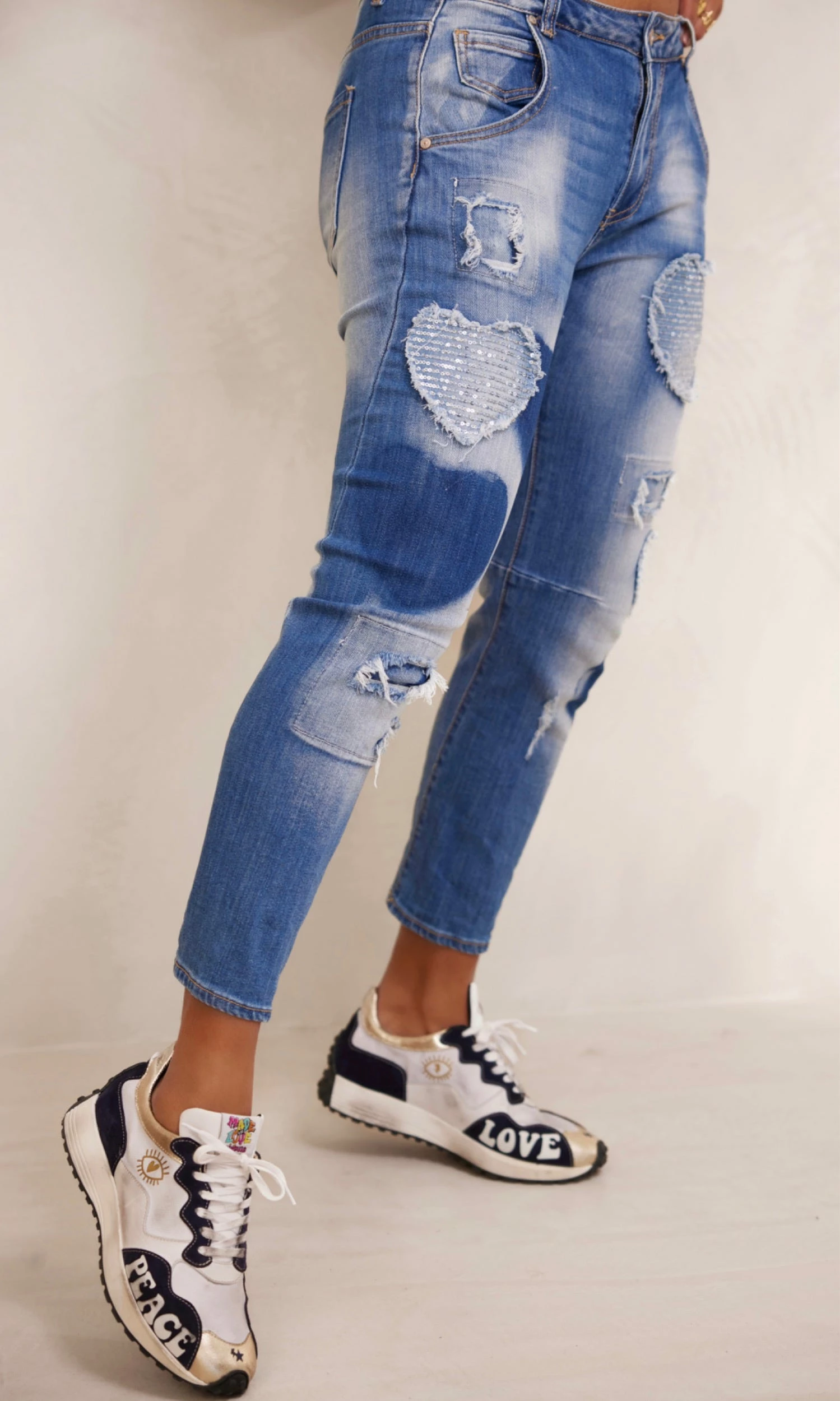 Jean's Ernesto Used Denim Heart 8 Jean's Ernesto Used Denim Heart – Image 6