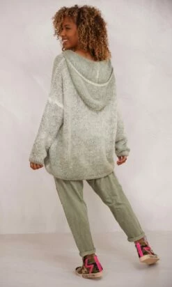 Pull Zack Capuche Oversize Kaki