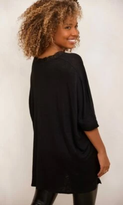 T-Shirt Jordan Oversize Lin Noir -Vêtements Soldes 2024 facetune 16 11 2023 20 17 00