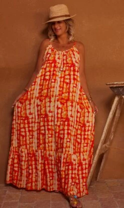 Robe Nayana Orange Damiera