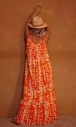 Robe Nayana Orange Damiera -Vêtements Soldes 2024 facetune 17 07 2023 15 23 41