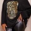 Sweat Fin Logan Noir Skull Or -Vêtements Soldes 2024 facetune 17 08 2023 15 27 22