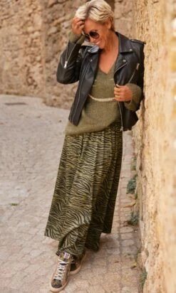 Pull Andres Kaki Star Smile Doré