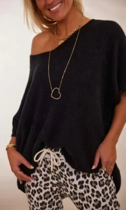 Pull Giuliano MC Oversize Noir