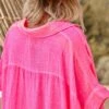 Petite Robe Chemise Sherine Oversize Rose Fluo 1 Petite Robe Chemise Sherine Oversize Rose Fluo -Vêtements Soldes 2024 facetune 18 07 2023 12 52 18