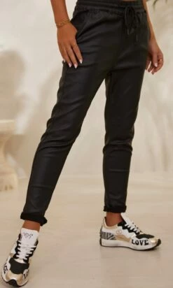 Pantalon Zayn Huilé Noir