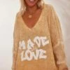 Pull Zack Oversize Camel Made With Love -Vêtements Soldes 2024 facetune 19 01 2024 11 26 06