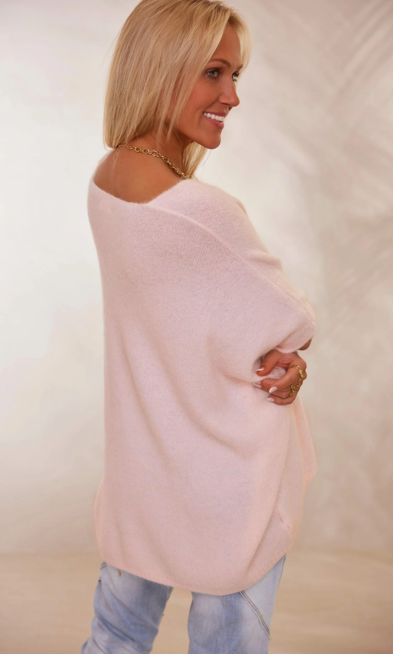 Pull Giuliano MC Oversize Rose Clair 3 Pull Giuliano MC Oversize Rose Clair