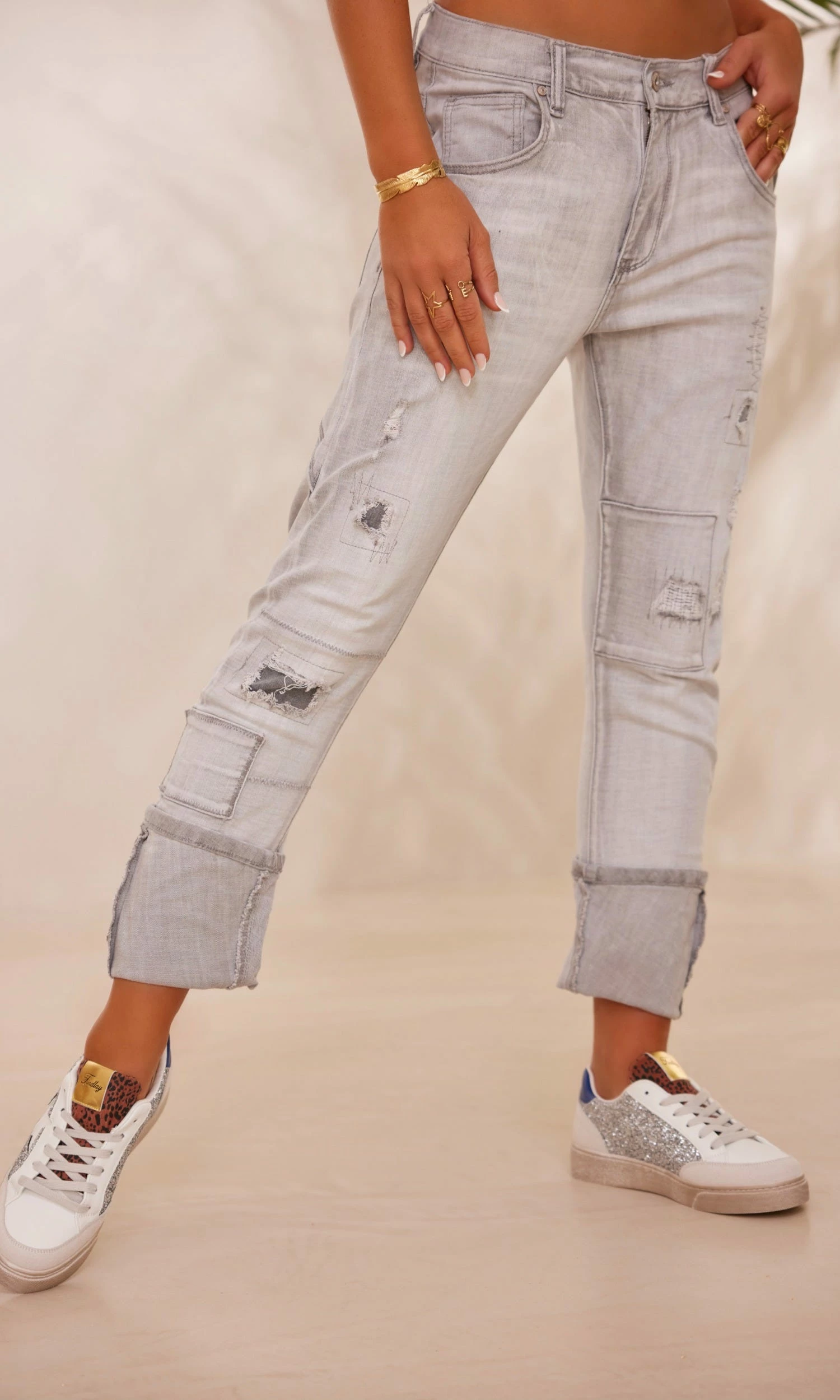 Jean's Ozzy Used Gris 4 Jean's Ozzy Used Gris – Image 2