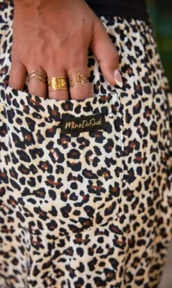 Pantalon Sergio Camel Léopard