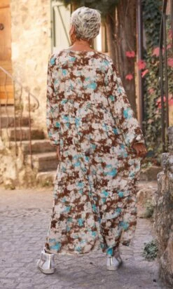 Robe Titaïna Chocolat Dye Color Turquoise -Vêtements Soldes 2024 facetune 19 10 2023 15 48 12