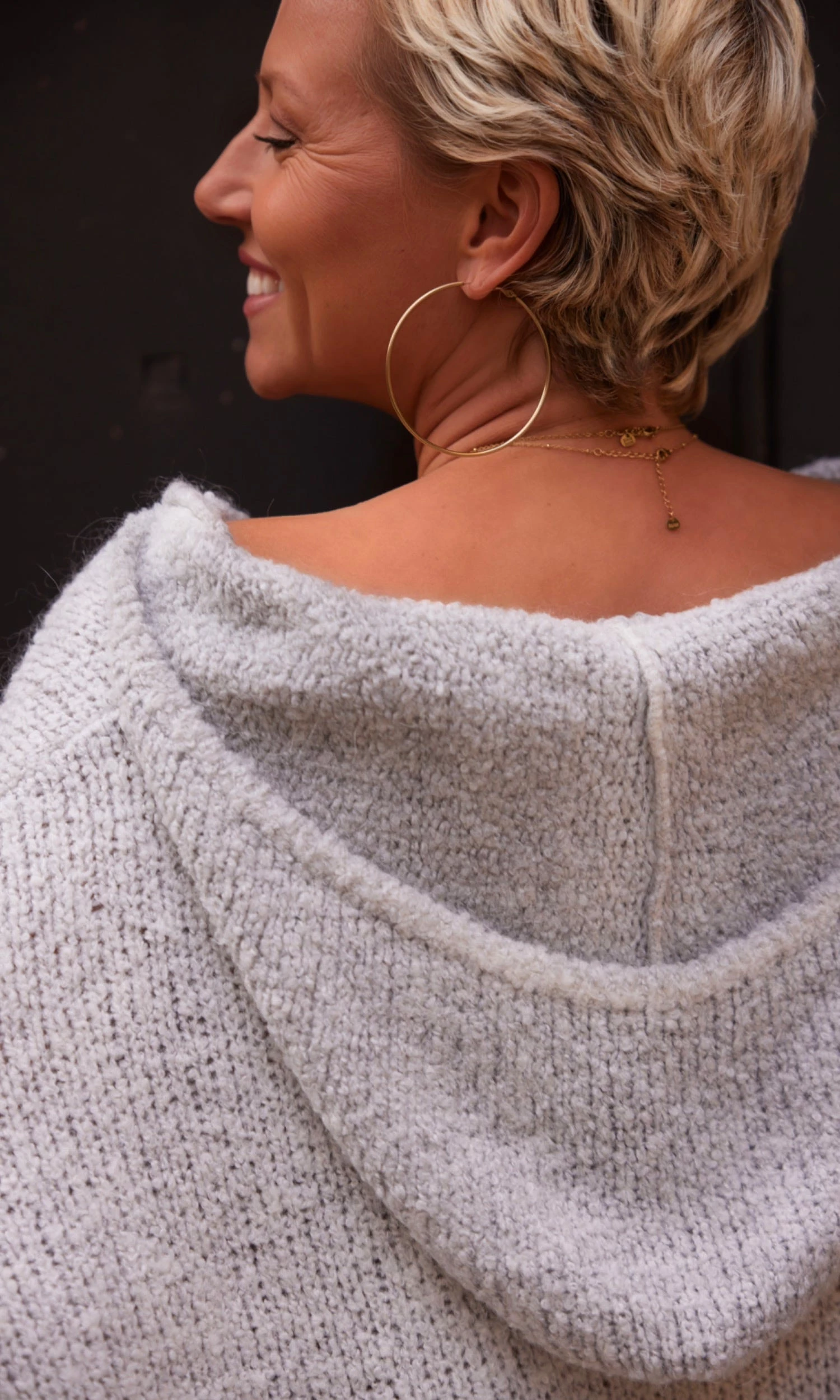 Pull Zack Capuche Oversize Gris 8 Pull Zack Capuche Oversize Gris – Image 6