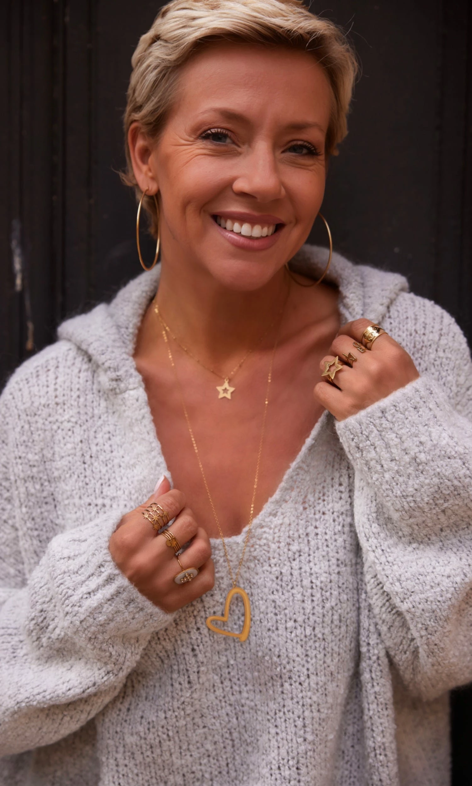 Pull Zack Capuche Oversize Gris 6 Pull Zack Capuche Oversize Gris – Image 4