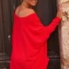 Pull Nestor Oversize Rouge -Vêtements Soldes 2024 facetune 21 10 2023 10 46 32