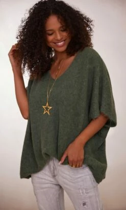 Pull Giuliano MC Oversize Kaki 10 Pull Giuliano MC Oversize Kaki -Vêtements Soldes 2024 facetune 22 01 2024 14 49 03