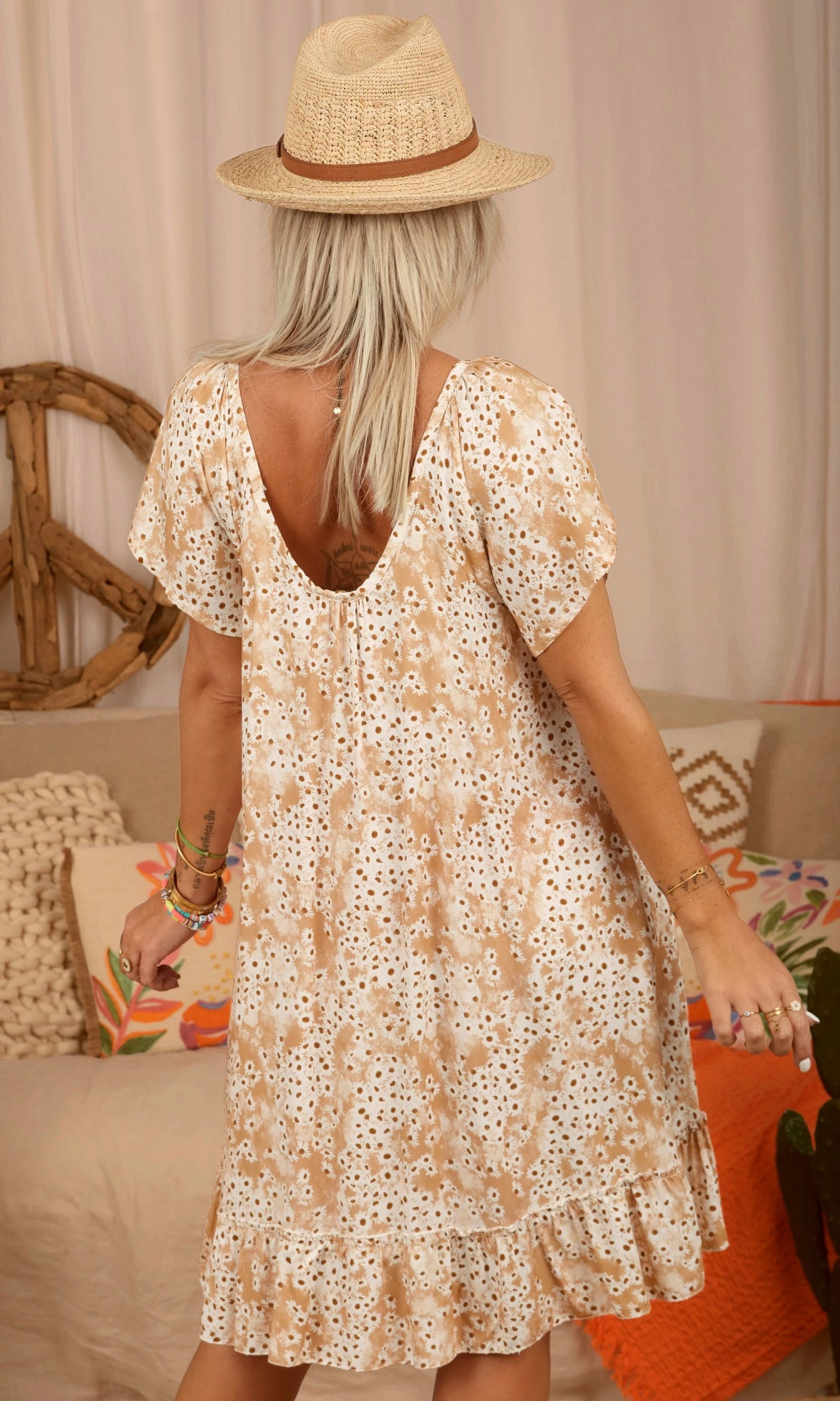 Petite Robe Tess Camel Pixies 4 Petite Robe Tess Camel Pixies – Image 2