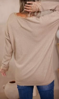 Pull Artus Taupe -Vêtements Soldes 2024 facetune 22 08 2023 15 43 24