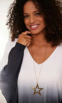 Pull Nestor Oversize Maille Fine Tie And Dye Noir -Vêtements Soldes 2024 facetune 23 01 2024 12 27 19