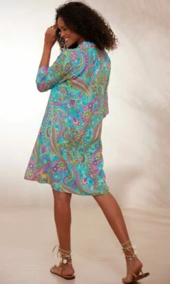 Petite Robe Joyce Vert Turquoise Cachemire Flower 12 Petite Robe Joyce Vert Turquoise Cachemire Flower -Vêtements Soldes 2024 facetune 23 01 2024 12 44 33