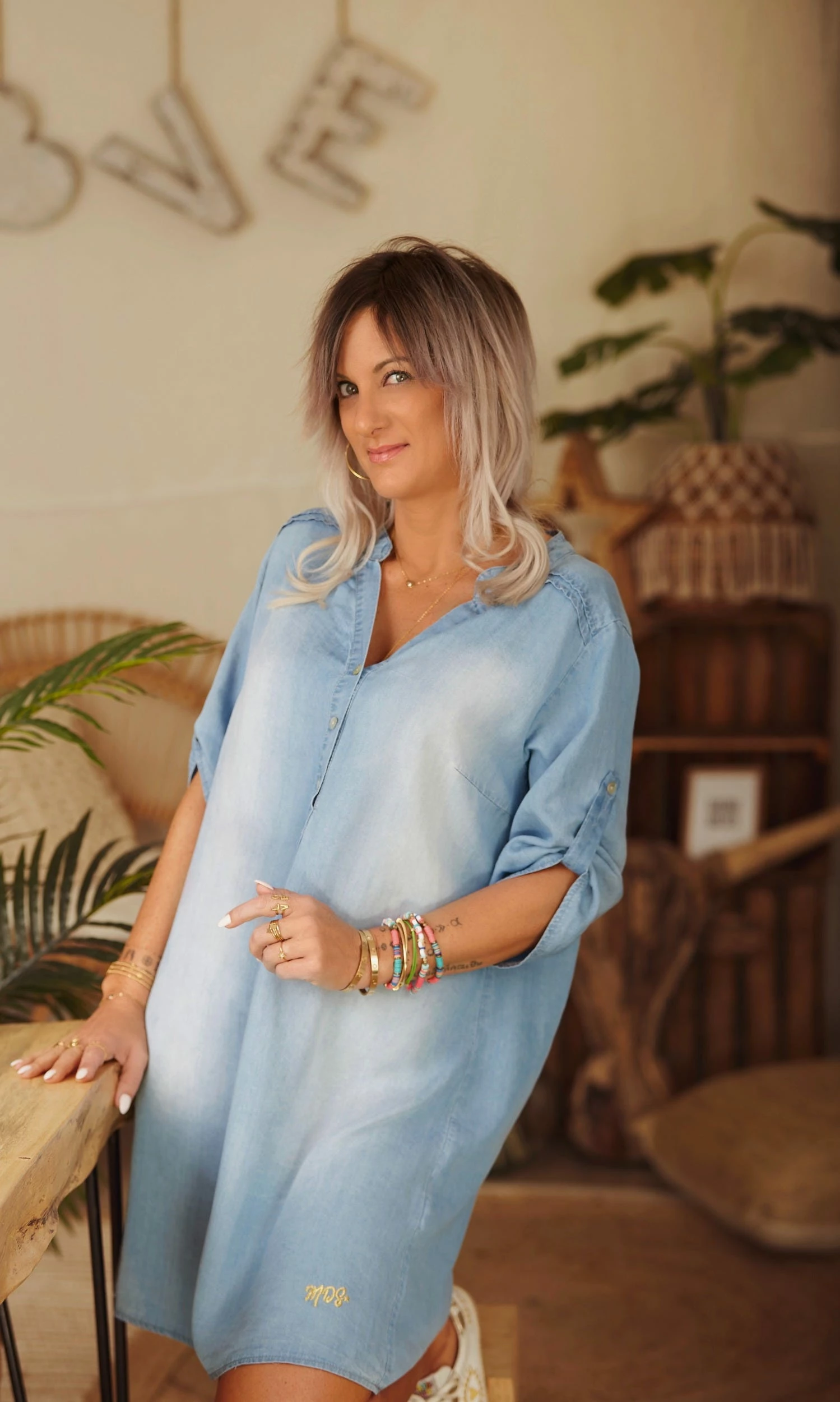 Petite Robe Adriana Jean's Denim 4 Petite Robe Adriana Jean's Denim – Image 2