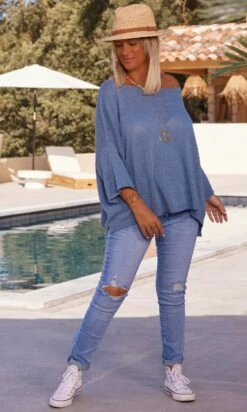 Pull Alessandro Bleu Jean -Vêtements Soldes 2024 facetune 24 07 2023 10 46 32